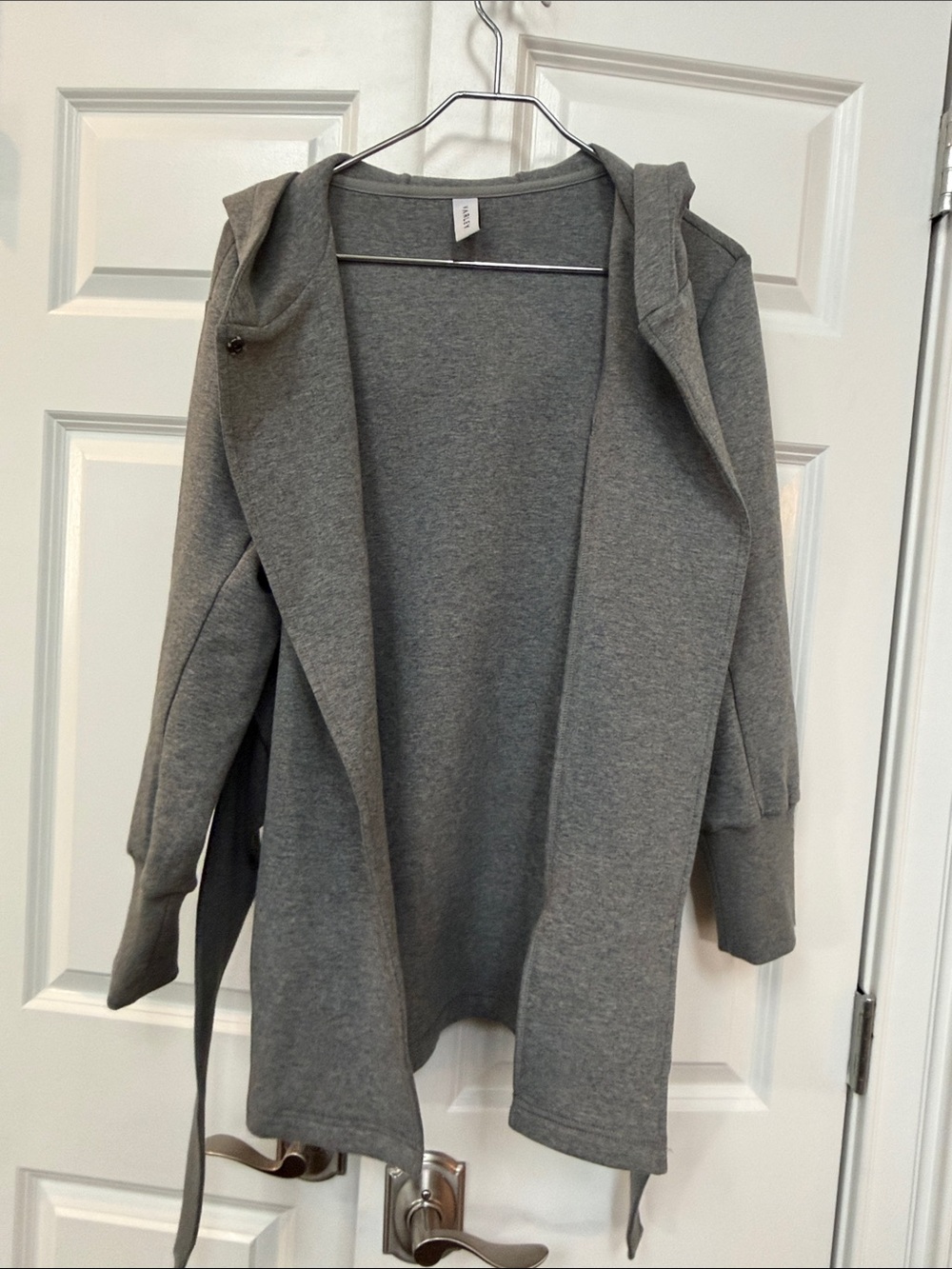 Varley Cove Wrap Hooded Sweatshirt Jacket Gray Size Small - Picture 8 of 9